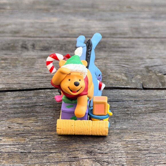 Vintage Lot Hallmark & Disney EEYORE & Winnie The Pooh Christmas Ornaments 2001 - Picture 4 of 16